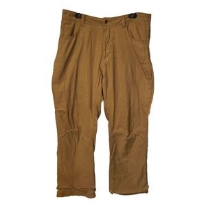 Mens Lined Khaki Work SKI Utility Pants Cargo Casual Outdoor Hiking Winter Sz 32